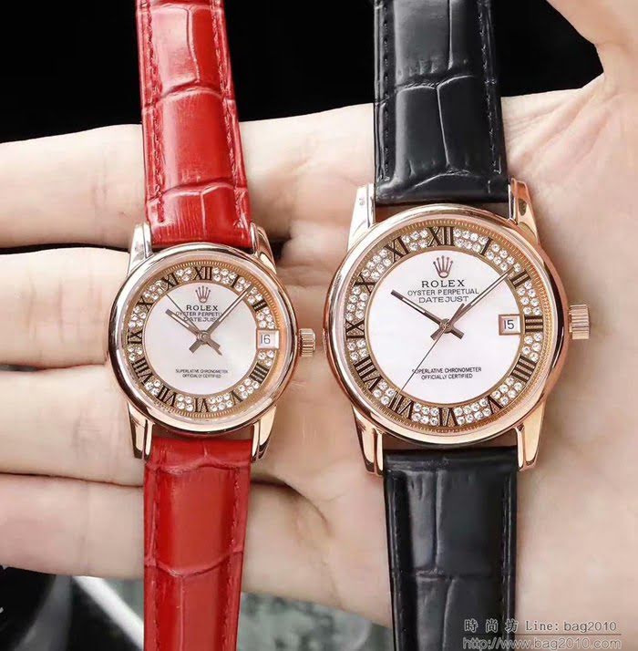 ROLEX勞力士 切利尼升級版 深海珍珠母貝配南非真鑽鑲製錶盤 深度防水 男士腕表  wssb4764